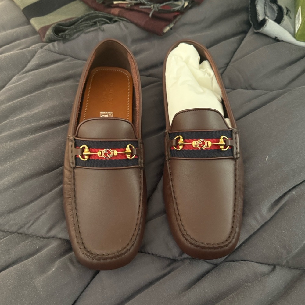 Gucci Brown Leather Loafer
